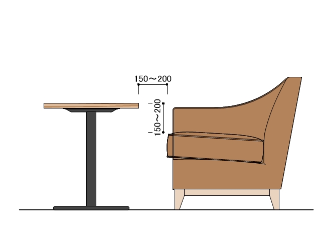 利用シーン別！椅子とテーブルの高さバランス アダルのDNA